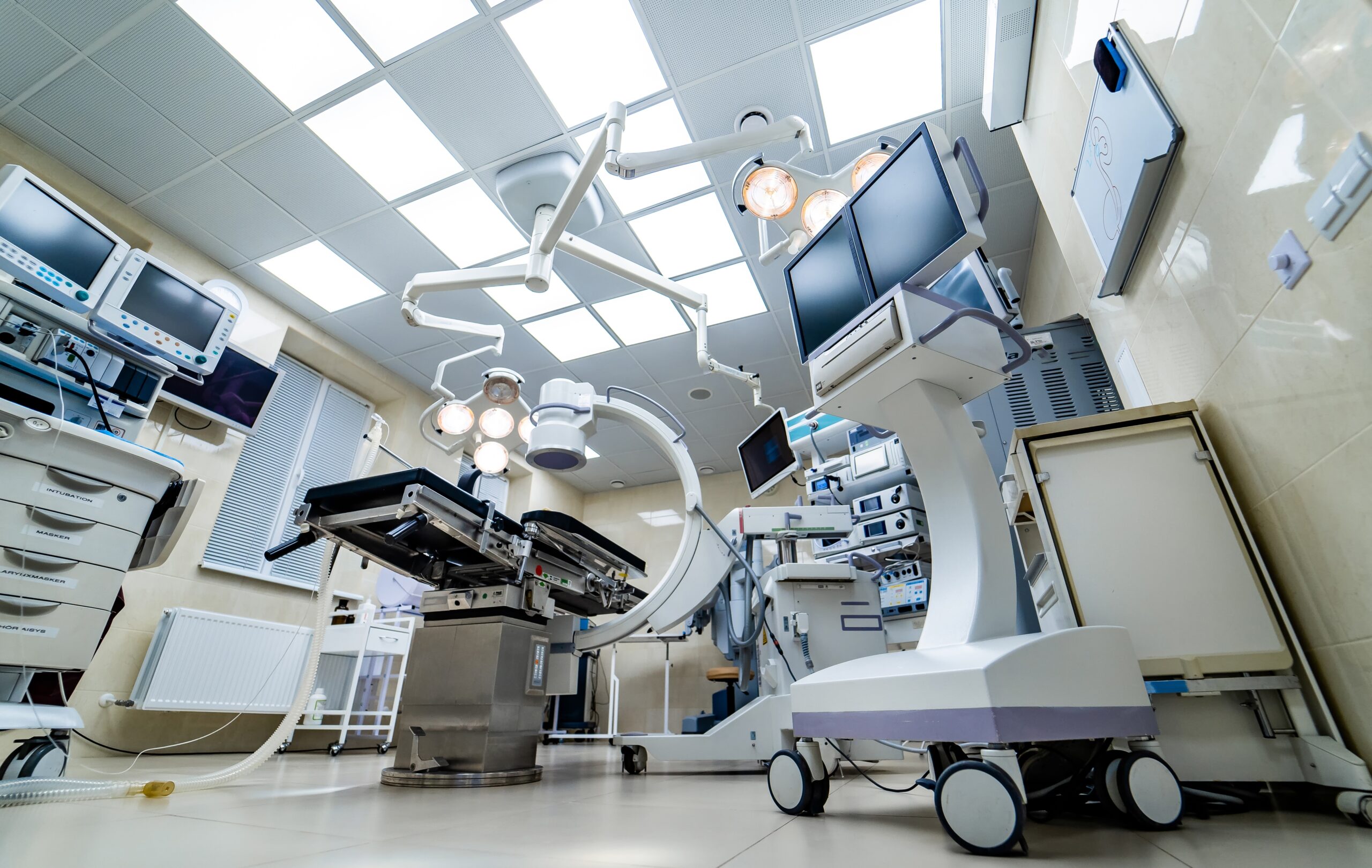 Surgical,Technologies,In,Operating,Room.,Medical,Sterile,Equipment.